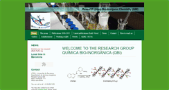Desktop Screenshot of bio-inorganic-chemistry-icrea-ub.com