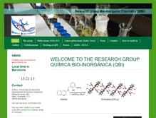 Tablet Screenshot of bio-inorganic-chemistry-icrea-ub.com